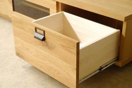 ルーデ 165TVボード ナチュラル 【テレビボード テレビ台 ローボード リビング 開梱設置 梱包材引き取り AV機器 インテリア 完成品】(H062234)