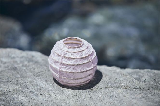 【小嶋庵　京提灯】ちび丸提灯×3個セット・Sサイズ(卓上丸型・直径9cm程度)　KJ00003