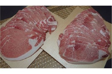 K1436 茨城県産豚肉ローススライス　1.0kg（500g×2袋）