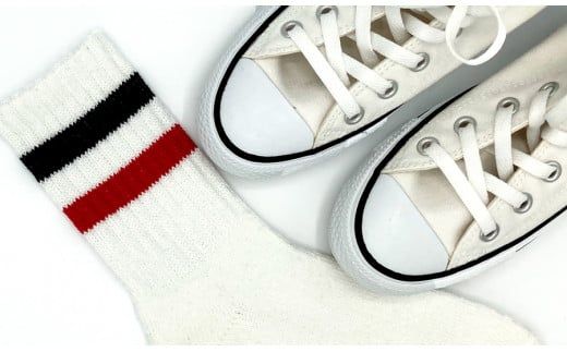 80sたのしもっ！ローゲージ足底パイルスケーターソックス　無地・ボーダー　ベーシック6足セット