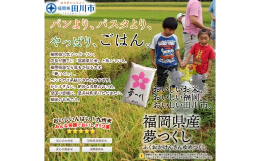 福岡県産夢つくし 25kg(5kg×5)