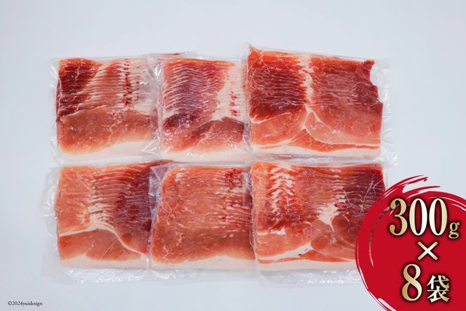 豚肉 しゃぶしゃぶ もも肉 300g×8袋 計2.4kg [甲斐精肉店 宮崎県 日向市 452060718] 肉 お肉 精肉 豚 宮崎 国産 スライス 小分け 真空 冷凍