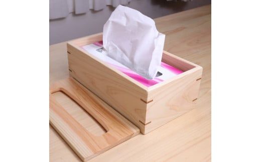 D330 ヒノキのティッシュケース