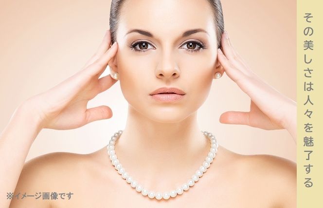 J019 花珠アコヤパール２点セット（ネックレス＆イヤリング）【ジュエリー ファッション アクセサリー 贈り物】