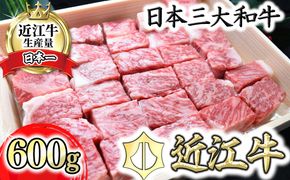 【4等級以上】近江牛サーロインステーキ【 600g】 角切り【H015U】