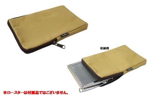 [R225] oxtos 帆布キャンピングロースターケース 角型 【カーキ】