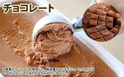 597.アイスクリーム チョコレート チョコ ジェラート 業務用 2リットル 2L アイス 大容量  手作り 北海道 弟子屈町