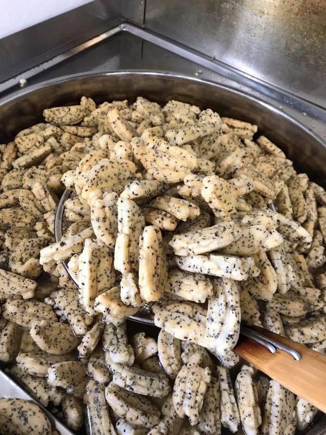 青木煎餅 専門店の「揚げおかき」セット5種 A｜ 揚げおかき5種10個 しょうゆ 青のり ゴマ 塩味 一口揚げ [0621]