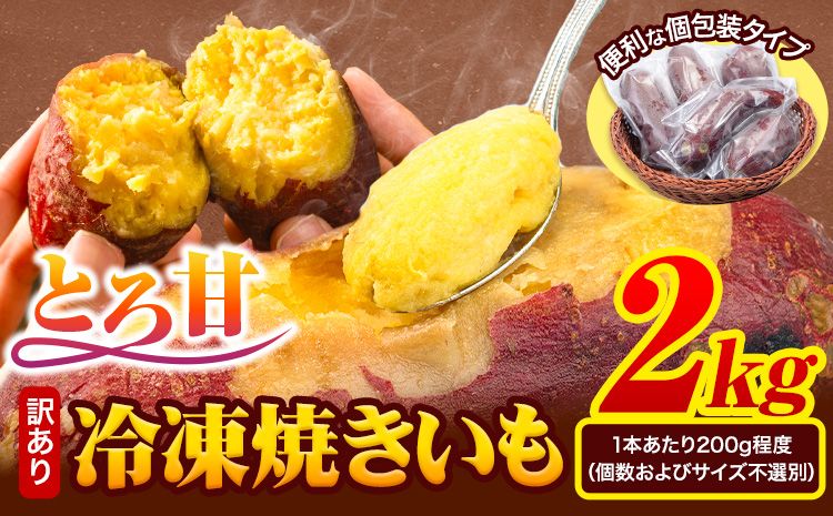 冷凍焼きいも 訳あり 2kg[30日以内に出荷予定(土日祝除く)]さつまいも 芋 焼き芋 焼きいも アイス 甘い 冷凍 秋 旬 熊本県 大津町 冷凍焼き芋---fn_freitoimo_30d_24_9000_2000g---