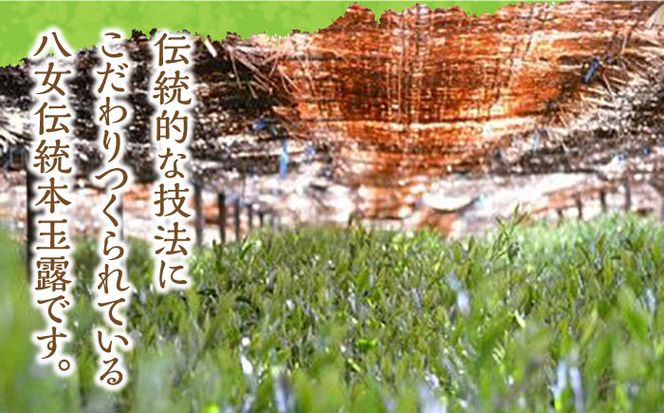 【2025年産】八女茶 奥八女・星野村の伝統本玉露 80g《築上町》【株式会社ゼロプラス】[ABDD052]