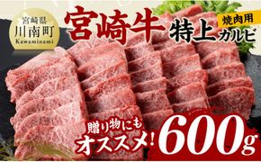 宮崎牛 特上カルビ 焼肉用 （三角バラ） 合計600g【 肉 牛肉 国産 宮崎県産 黒毛和牛 特上 カルビ 】[D11420]