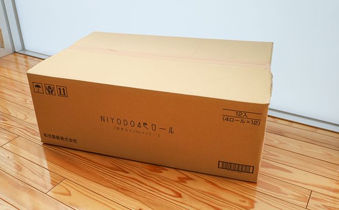 NIYODO トイレットペーパー　ストライプ 48ロール