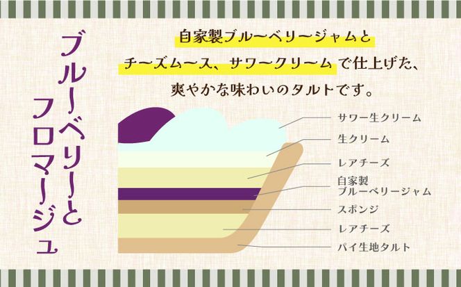 【2026年1月～発送】【舌にあふれる季節感♪こだわりのサクサクタルト】BBフロマージュ・モンブランタルト 2種 セット / タルト モンブラン ブルーベリー 南島原市 / アトリエジジ [SAA014] 