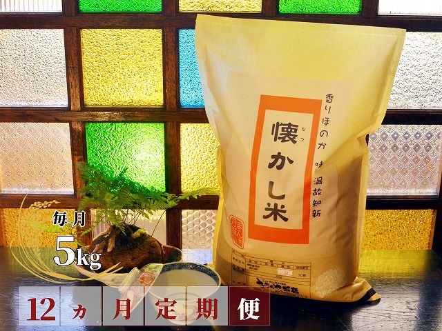 【お米マイスター】ほっ懐かし米 定期便（5kg×12回） H056-099