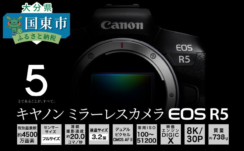 [Canon] キヤノン ミラーレス カメラ EOS R5 ボディー キャノン 一眼 家電_0005C