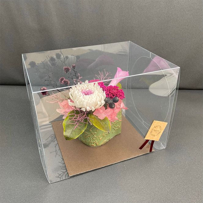 AJ215-1 プリザーブドフラワー【紫乃】　　春日部市 シュガーパイン