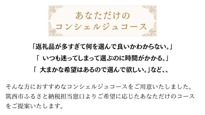 筑西市厳選！ とっておきのお礼の品  あなただけの コンシェルジュ 100万円 コース オーダーメイド サービス [ZZ021ci]