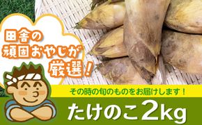 田舎の頑固おやじが厳選！たけのこ2kg【令和3年4月から順次お届け】 [BI05-NT]