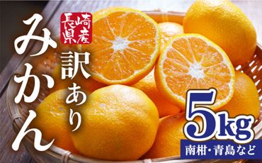 【訳あり・出荷時に一番旬なみかんをお届け！】みかん 5kg ( 南柑・青島など) 南島原市 / ふるさと企画 [SBA017] 