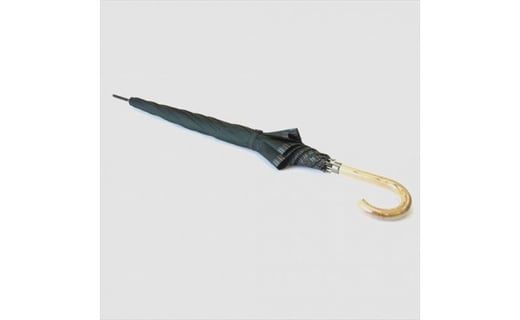 槙田商店【紳士雨傘】長傘 Tie Plain×Stripe 緑 FAA5008