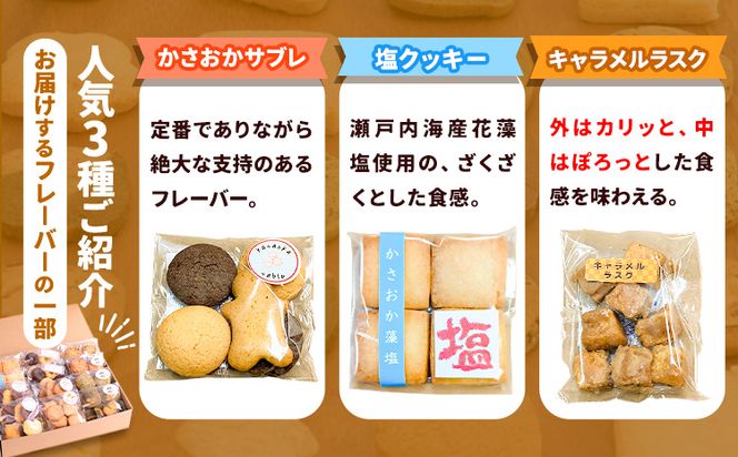 手作りクッキー詰め合わせ 9袋 多機能型事業所かさおか《45日以内に出荷予定(土日祝除く)》お菓子 焼き菓子 スイーツ お土産 手作り おすすめ 素材 デザート おやつ ギフト 贈答 岡山県 笠岡市---S-02b---