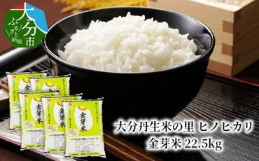 【B01025】大分丹生米の里ヒノヒカリ金芽米 22.5kg