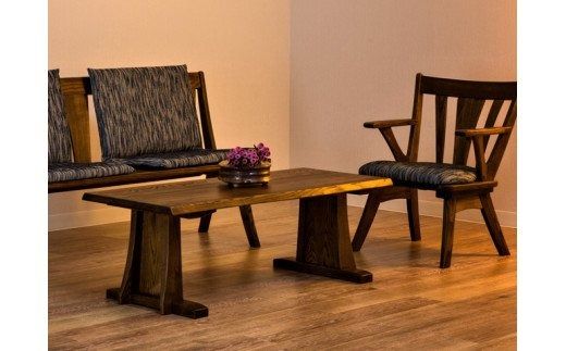 リビングテーブル【国産栗材】JYU-LT31-120 PGK