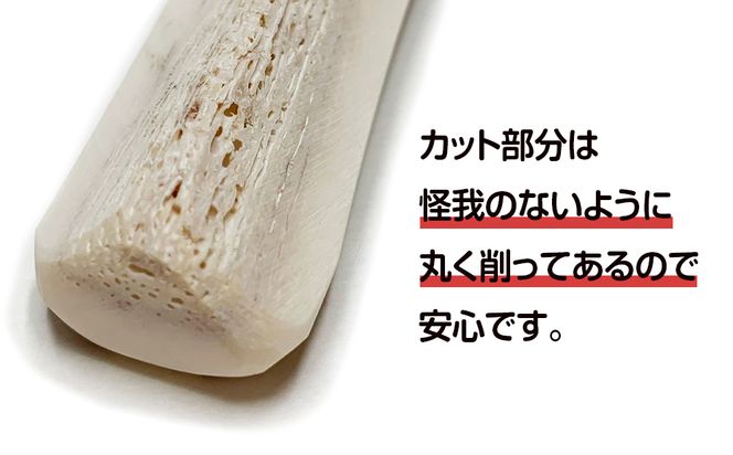 鹿の角 エゾシカ 犬のおもちゃ 『鹿角さん』 小型犬用　四つ割り　1本 CB021