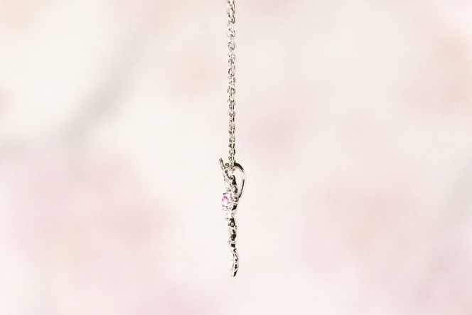 わに塚の桜モデルペンダント『桜クロス』 [スーパークラフト 山梨県 韮崎市 20743193] 