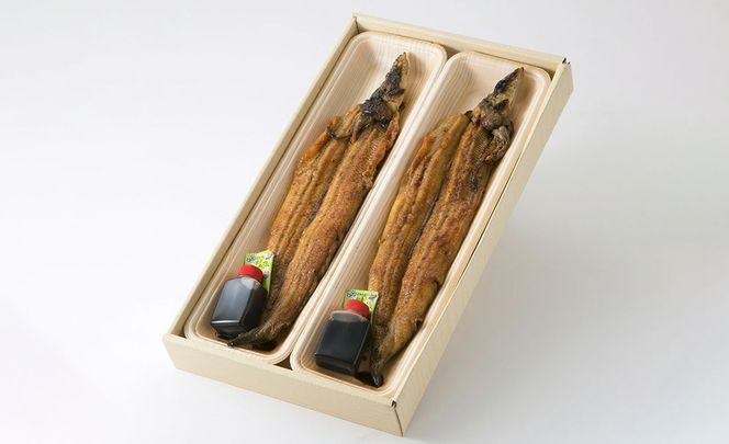 包装対応可【B-7502】近江高島鮎池元 吉本 鰻蒲焼２尾 ［高島屋選定品］