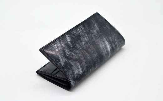 ブライドルレザー　長財布（黒）136-001