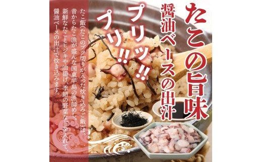  国東半島の本格派漁師めしが作れる！たこ飯の素（お米12合分）_29242A