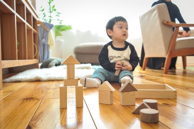 木製 積み木【檜のおもちゃ ＩＫＯＮＩＨ】 ≪桧 おもちゃ ヒノキ ひのき 木育 知育≫