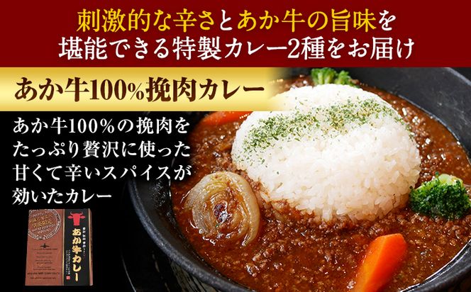 あか牛 カレー 詰め合わせ セット 2種 4食 セット あかうし 三協畜産 《60日以内に出荷予定(土日祝除く)》 熊本県 長洲町 カレー ビーフカレー 熊本和牛 牛 送料無料 レトルト---sn_skakrt_23_60d_16000_4set---