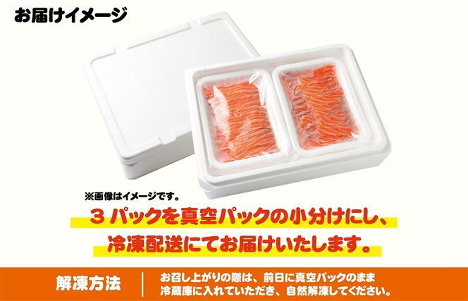 010B1143 アトランティックサーモン 600g（200g×3）訳あり サイズ不揃い 小分け 便利