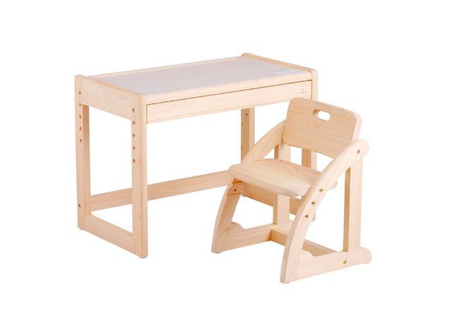 木製家具 キッズデスク【檜のおもちゃ ＩＫＯＮＩＨ】 ≪桧 つくえ ヒノキ ひのき 木育 知育≫