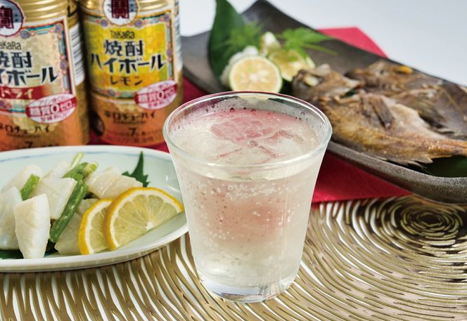 CD031タカラ「焼酎ハイボール」＜レモン＞350ml 24本入 （長崎県