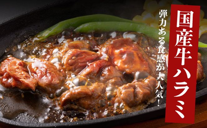ヤマジュウの特製タレ漬け！和牛ハラミ肉１ｋｇ　yj111