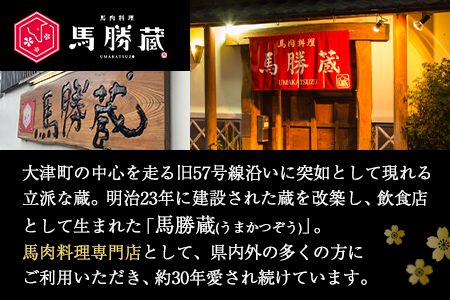 馬勝蔵 厳選 馬刺し 詰め合わせ【彩】 馬勝蔵《90日以内に順次出荷(土日祝除く)》 冷凍 ブロック 馬刺し 馬肉 馬 霜降り 上赤身 特上 極上 たれ付き---so_fukziro_90d_22_36500_400g---