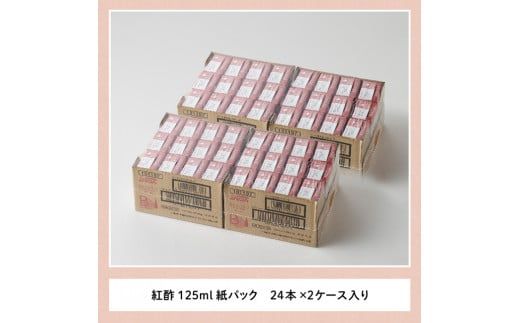 サンA 紅酢 （機能性表示食品） 紙パック 48本 【 国産 九州産 宮崎県産 梅 紅酢 梅風味 ドリンク 飲料 酢 】 [E3003]