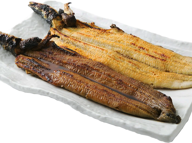 包装対応可【B-7512】近江高島鮎池元 吉本 鰻蒲焼・素焼詰合せ ［高島屋選定品］