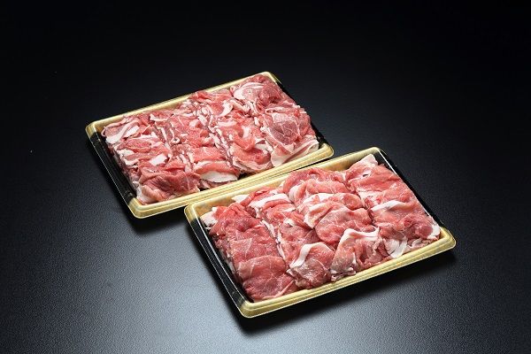 ブランド豚「庄内三元豚」切り落とし（こま切れ）（1.6kg）