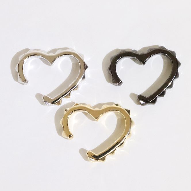 K10　大　ハート　イヤーカフ　BQ-65