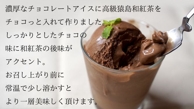 猿島茶使用 チョコ 和紅茶 アイス 5個入 アイスクリーム あいす ふるさと納税 10000円 ギフト スイーツ お菓子 お祝い 詰合せ [AF108ya]