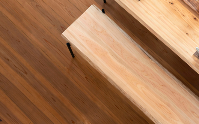 【幅サイズオーダー可能】　KIMIKI - MIMIベンチ 100cm -150cm M-mp-A49A