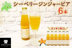 北海道 ジンジャービア 200ml×6本 シーベリービア HAKKO GINGER オーガニック シーベリーソーダ サジー スーパーフルーツ ショウガ 生姜 辛口 炭酸 ノンアルコール お取り寄せ 送料無料 十勝 士幌町【L22】