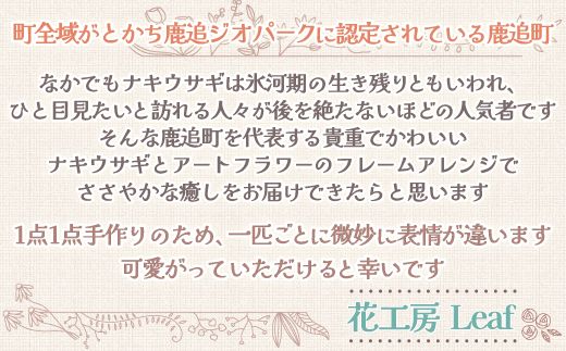 ナキウサギのフレームアレンジ  SKR004