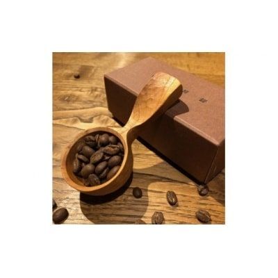 手彫りの珈琲さじ(木材:職人おまかせ)【GOOD WOOD WORKS】_HA0044