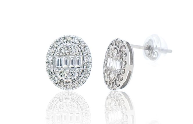 J020-4 ARC-EN-CIEL プラチナ ダイヤピアス（計 0.5ct）【鑑別書付き ジュエリー プレゼント ギフト ファッション アクセサリー 贈り物 贈答 お祝い 記念日】