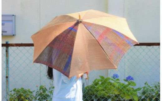 さをり織り 日傘 男女兼用《築上町》【(有)とよべ呉服店】[ABBL006]